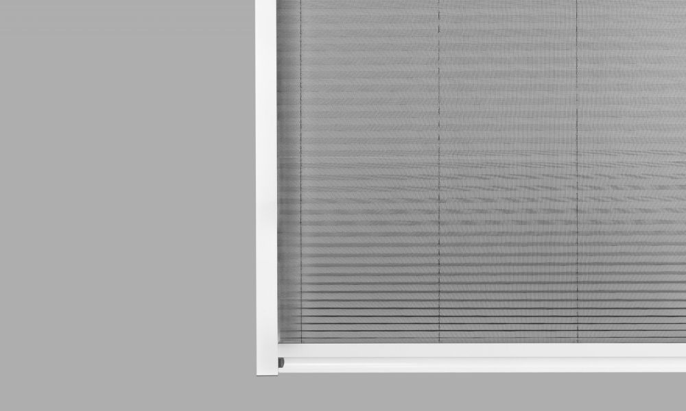 Mosquitera plisada 22mm vertical - detalle