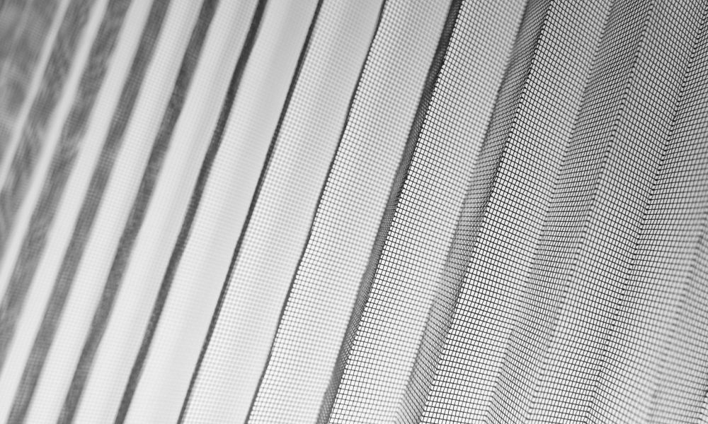 Mosquitera plisada - detalle
