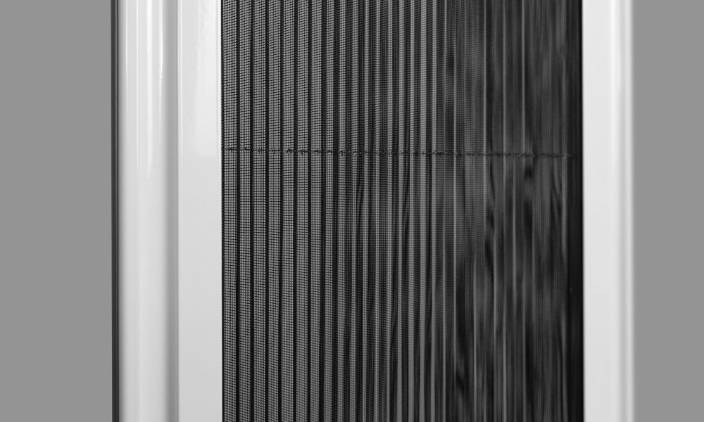 Mosquitera plisada 22mm bilateral - detalle