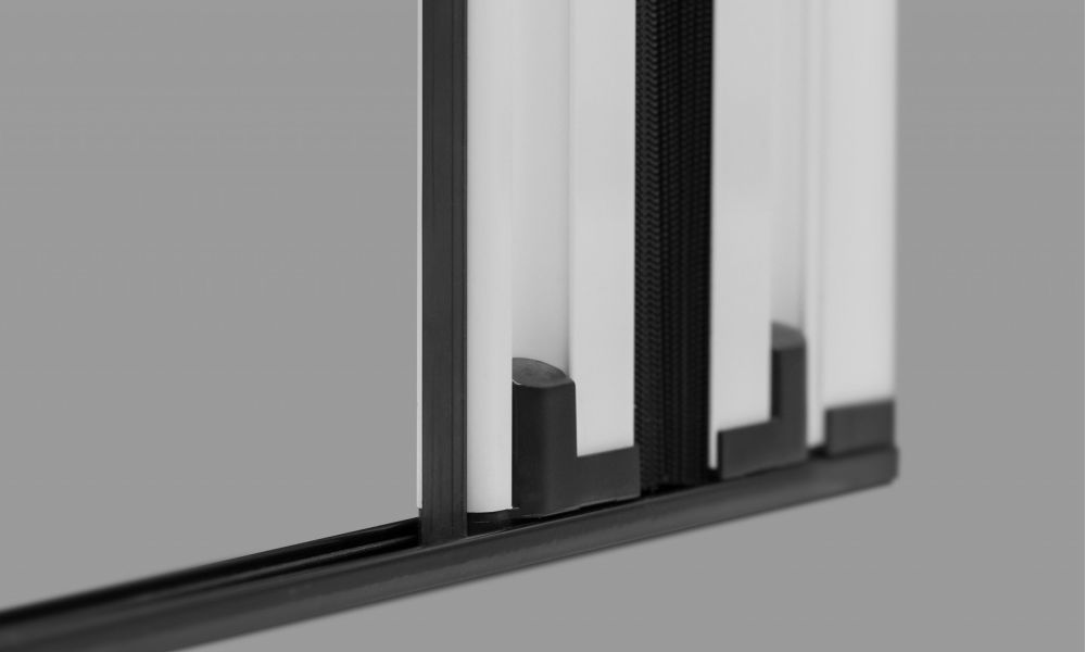 Mosquitera plisada 22mm bilateral - detalle