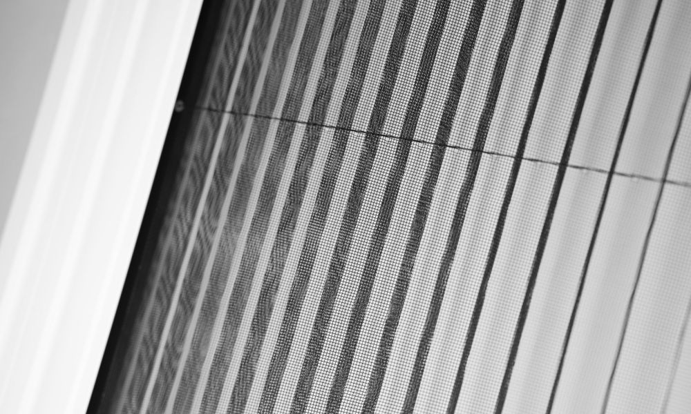 Mosquitera plisada - detalle