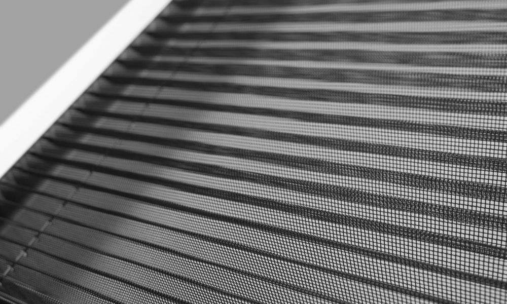 Mosquitera plisada 22mm vertical - detalle